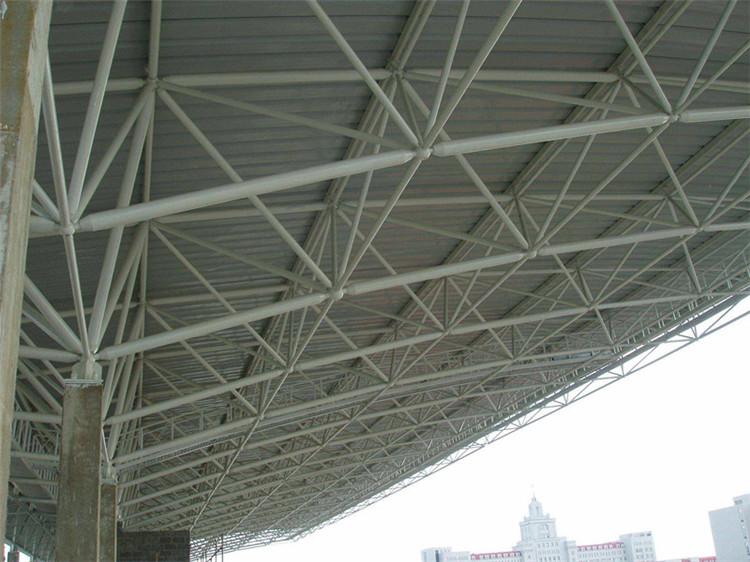 昆山学院体育场网架工程